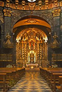 Holy Altar in the Sanctuary of Saint Ignacio de Loyola, Azpeitia, Guipúzcoa, Spain