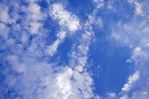 Clouds in a blue sky
