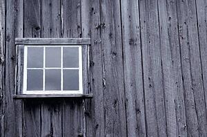 Old barn window