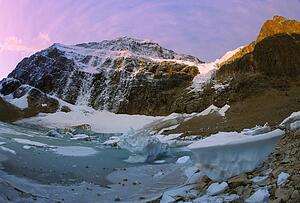 Angel Glacier, Mount Edith Cavell, Jasper National Park, Alberta, Canada