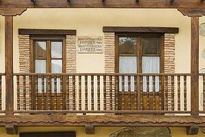 Balcony in Rioseco, Northern Spain