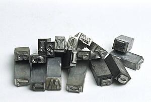 Metal letters