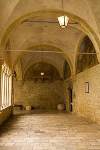 The Franciscan Monastery Cloister, City of Dubrovnik, Croatia 