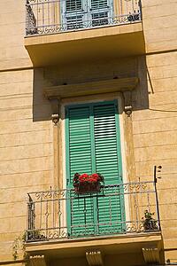 Balcony, City of Messina, Sicily, Italy 