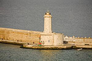 Breakwater Lighthouse, Port of Livorno, Tuscany, Italy 