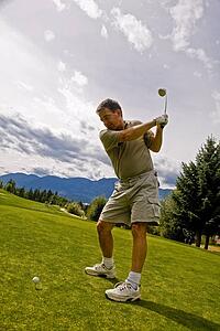 Golfer on the course