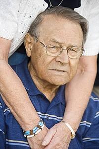 Front view of senior man 