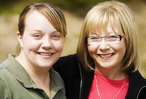Portrait of two women