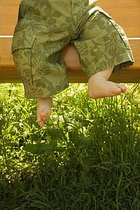 Little child's feet