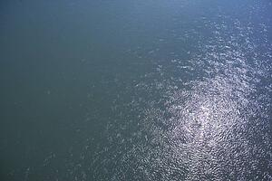 High angle view of sea