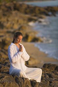 Woman praying