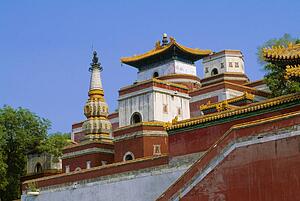 Pavilion at the Summer Palace in Beijing, China 