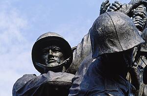 Iwa Jima Memorial Marine Corps War Memorial Arlington Cemetery in Washington, DC, USA 