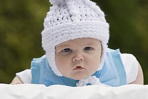Portrait of a baby boy