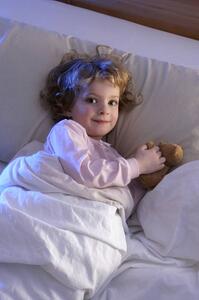 Girl in bed