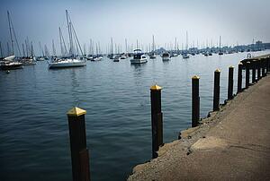 Chicago harbor, Illinois, USA