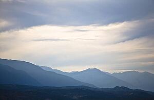 Mountain scene, Fairmont, BC, Canada