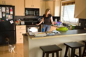Woman in a kitchen
