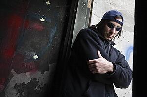 Man wearing sunglasses
