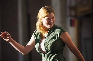 Woman smiling