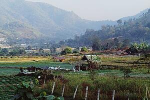 Rural scene near Chiang Mai, Thailand