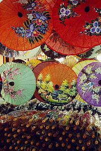 Display of umbrellas, Chiang Mai, Thailand