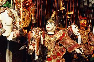 Display of marionettes, Chiang Mai, Thailand
