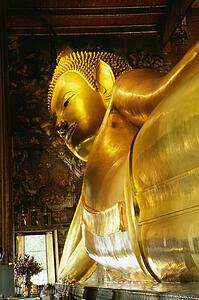 Reclining Buddha at Wat Po, Bangkok, Thailand