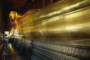 Reclining Buddha at Wat Po, Bangkok, Thailand