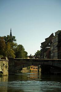 A canal in Strasbourg, France
