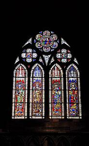 Stained glass window