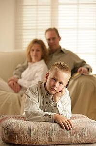 A boy and his parents