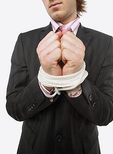 Hands tied