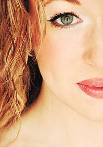 Half the face of a lady