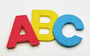 Foam letters
