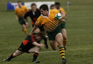 A game of rugby