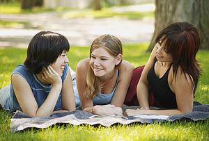 A group of girls