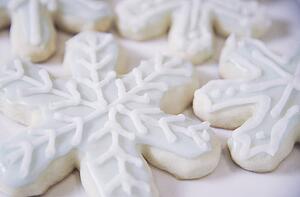 Snowflake biscuits