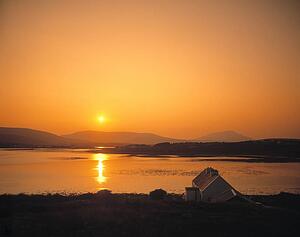 Traditional Cottage, Achill Sound and Island, Co Mayo, Ireland