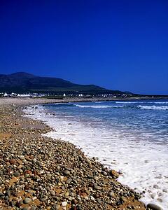 Achill Island, beach at Dooagh, Croaghaun Mountain, Ireland