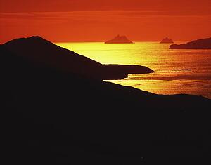Co Kerry, Skellig Rocks from Waterville, Ireland