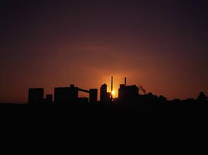 Concrete factory, Platten near Drogheda, Co Meath, Ireland