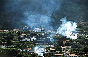 Houses in village, Madeira, Portugal