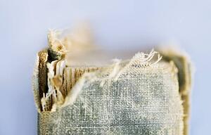 Torn book end