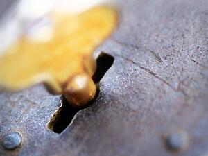 Key in a lock