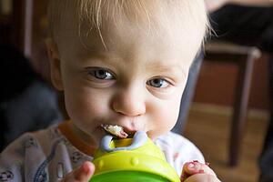 Baby with cup