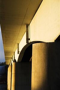 Underside of bridge, Edmonton, Alberta, Canada