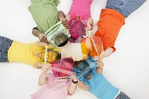 A group of teens
