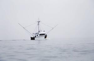 Ship in the ocean