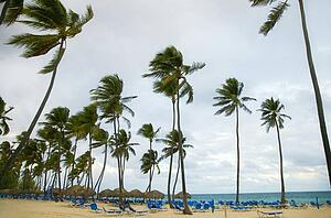 Beach resort in the Dominican Republic, Caribbean